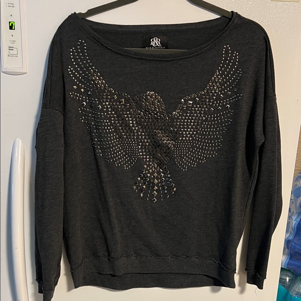Rock & Republic Charcoal Sweatshirt